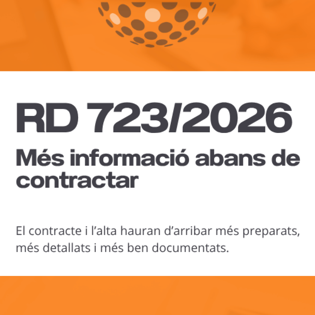 RD 723/2026: contractar una persona requerirà més informació i més preparació per part de l’empresa